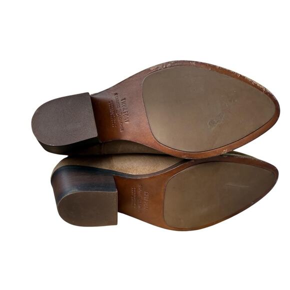 Thursday Boot Co Duchess Bootie Brown Suede EUC Women size 8 - Picture 7 of 7